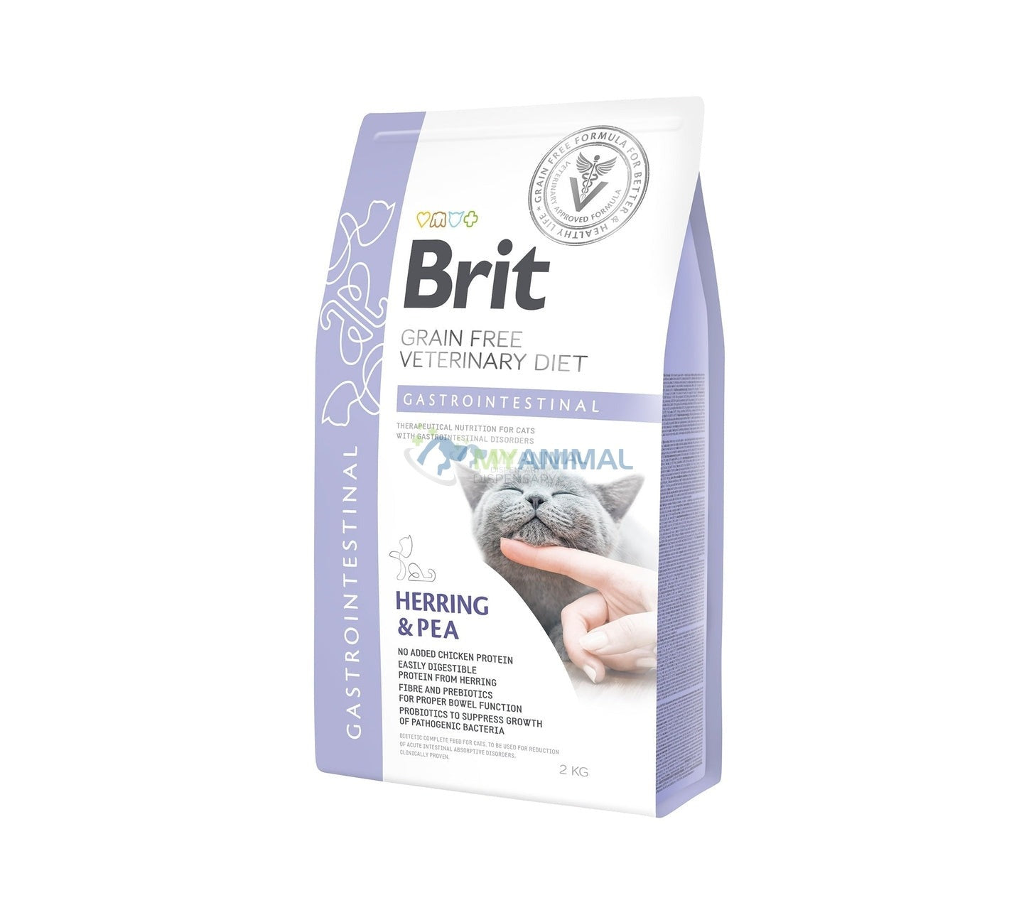 Brit Veterinary Diet Gastrointestinal Herring & Pea Grain-Free Feline Dry Food